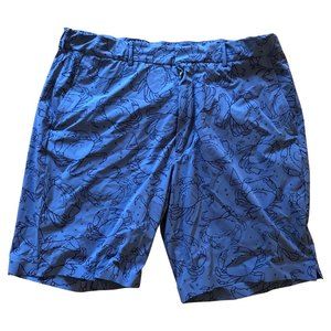 Polo Golf Ralph Lauren Mens Blue Shorts Crab Classic Fit Stretch 36
